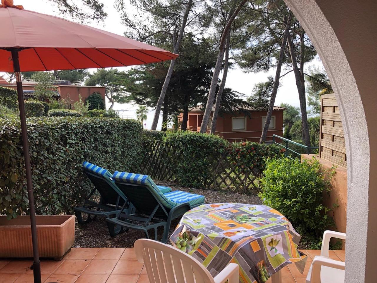 50M Plage T2 Grande Terrasse Vue Mer Climatise Piscine Chauffee, Parking Clos Gratuit Sanary-sur-Mer Exteriér fotografie