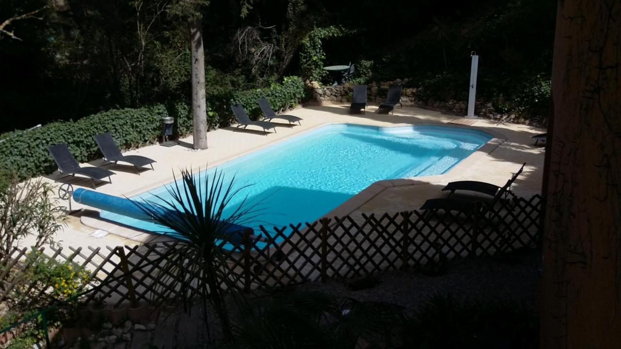 50M Plage T2 Grande Terrasse Vue Mer Climatise Piscine Chauffee, Parking Clos Gratuit Sanary-sur-Mer Exteriér fotografie